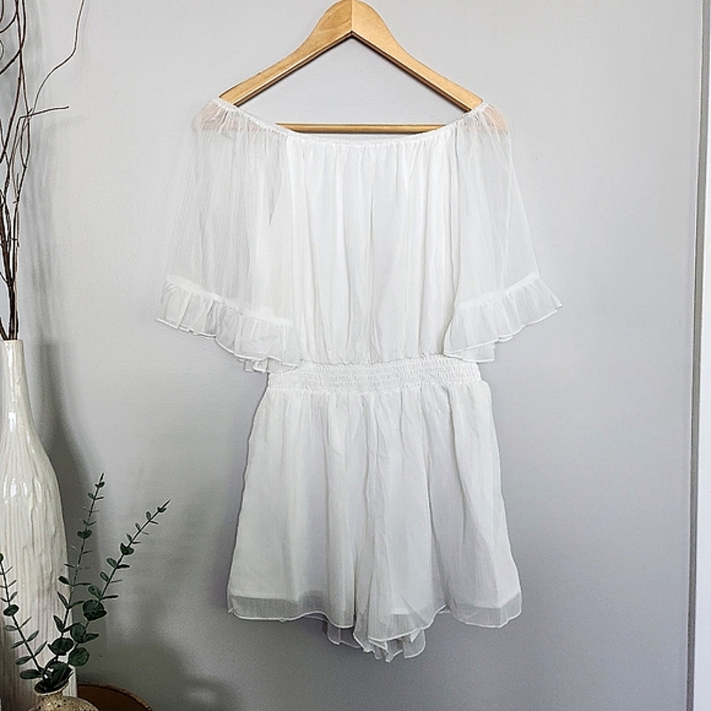 NWOT off shoulder romper